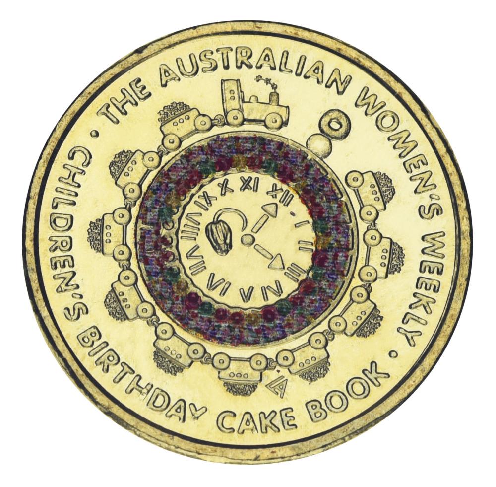 Коллекционная монета Австралия 2 доллара 2025 UNC Книга детских тортов на День рождения Hickory Dickory Cake (М25451)