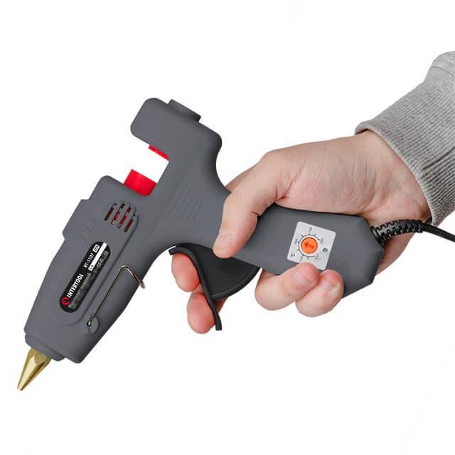 Пістолет клейовий Intertool 100-220°C 120 Вт 230 В під стрижні 10,8-11,5 мм 13-30 г/хв (000028180) - фото 6