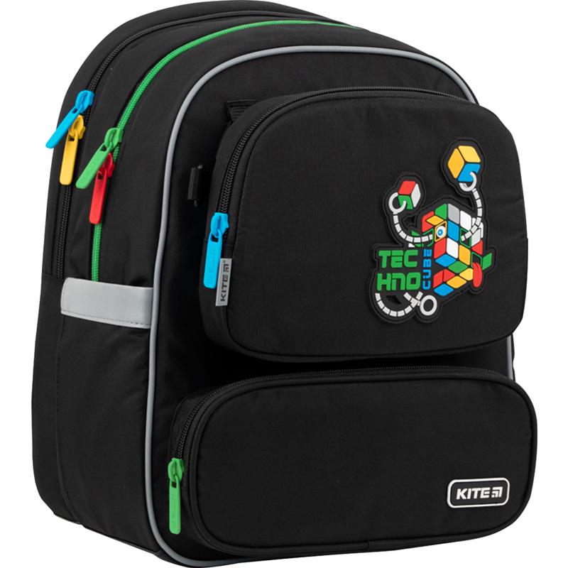 Рюкзак школьный полукаркасный Kite Education Techno Cube (202387)