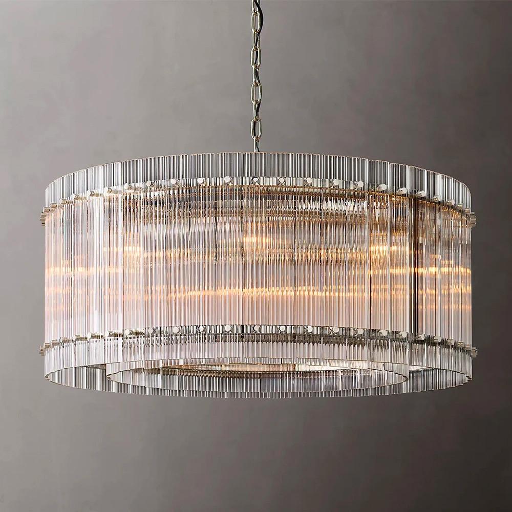 Люстра кришталева кругла із сріблом Ø 80 см (MJ 99-800 CH) - фото 3 Люстра кришталева кругла із сріблом Ø 80 см (MJ 99-800 CH) - фото 3