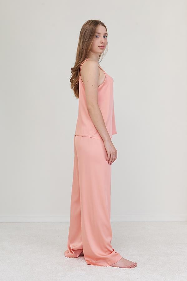 Пижама шелковая Forli Kimberly SH0048-95-79 с брюками M (18164133) - фото 2 Пижама шелковая Forli Kimberly SH0048-95-79 с брюками M (18164133) - фото 2