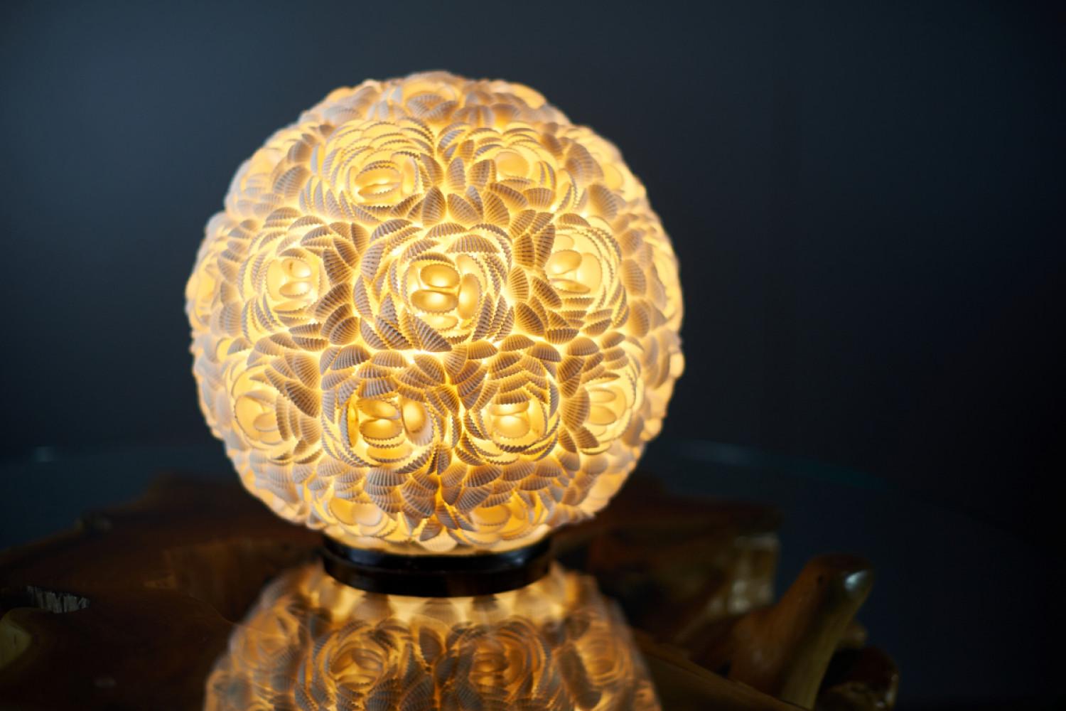 Светильник-шар из океанических ракушек (NS-3)