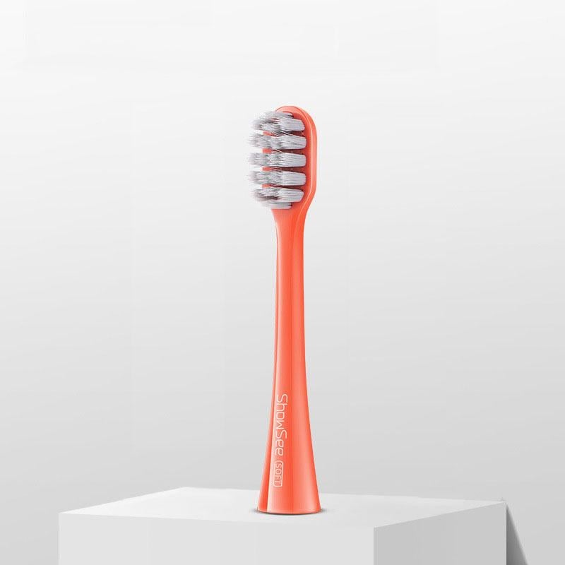 Насадка для електричної зубної щітки Xiaomi ShowSee Electric Toothbrush D2 Soft Помаранчевий - фото 1