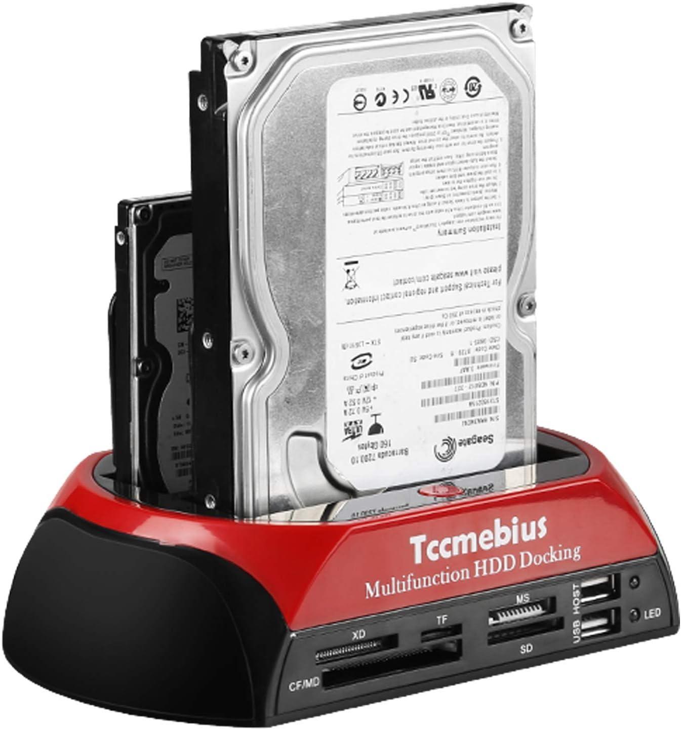 Док-станція для жорстких дисків Tccmebius TCC-S862-US USB 2.0 2 слоти зчитування карт пам'яті - фото 8