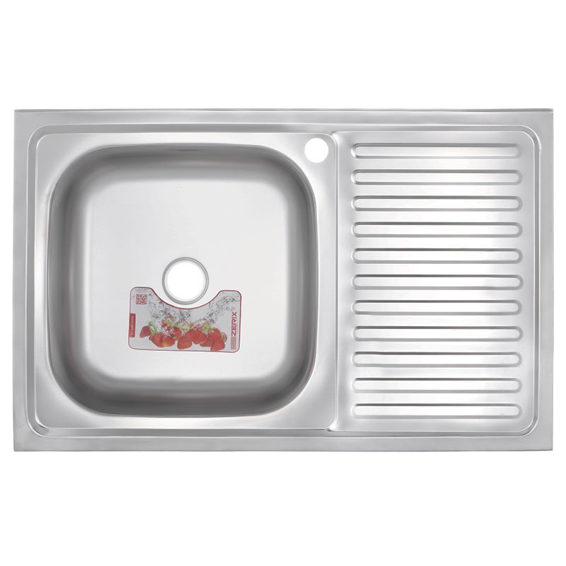Кухонная мойка Zerix Z8050L-08-180E Satin (ZS0595)