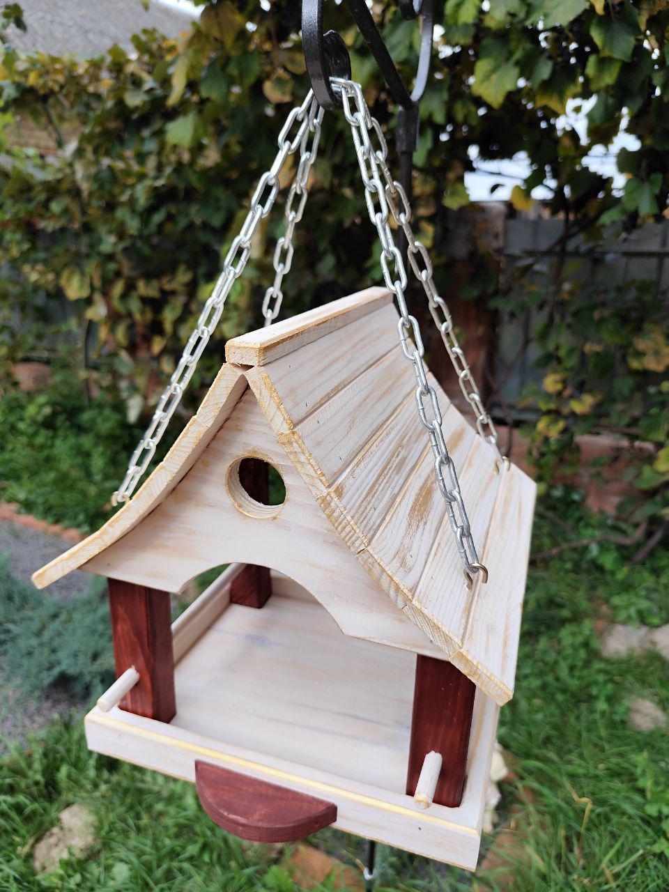 Кормушка подвесная Сакура для птиц и белок Белый (0002081) - фото 6 Кормушка подвесная Сакура для птиц и белок Белый (0002081) - фото 6