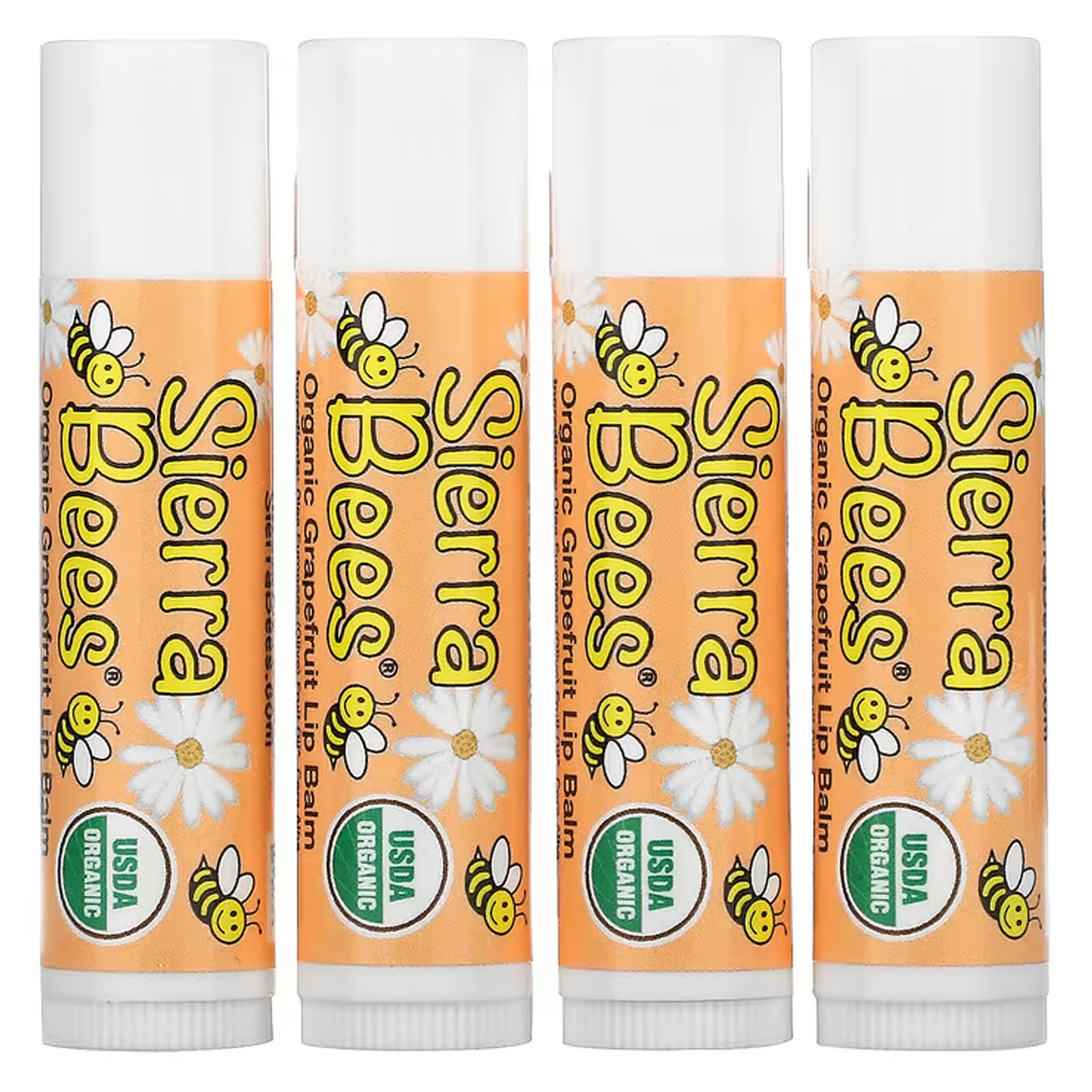 Бальзам для губ Sierra Bees с ароматом грейпфрута 4 шт. 425 г