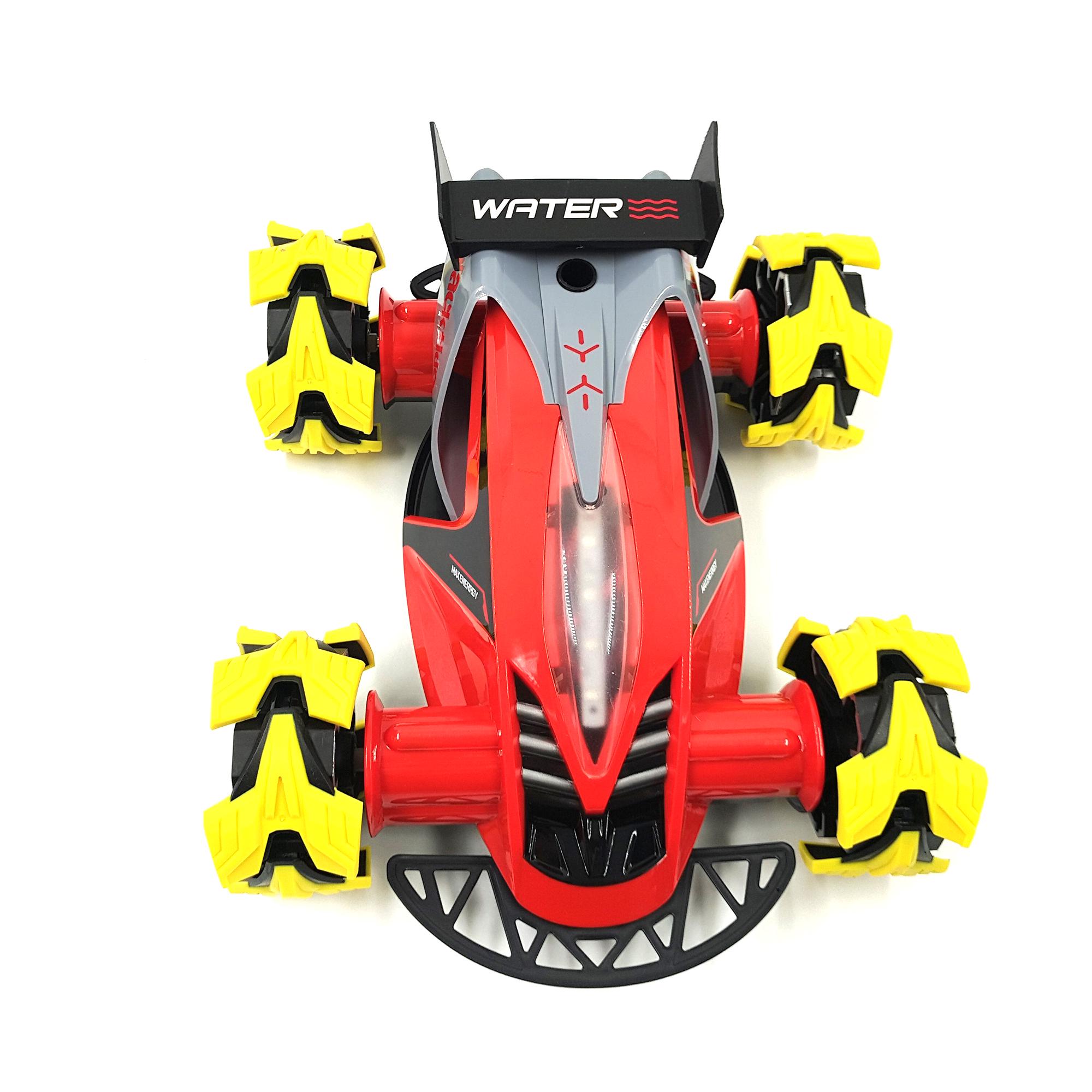 Машинка гоночная трюковая AmirTure с озвучкой 30 см и подсветкой Красный (121037k) - фото 4