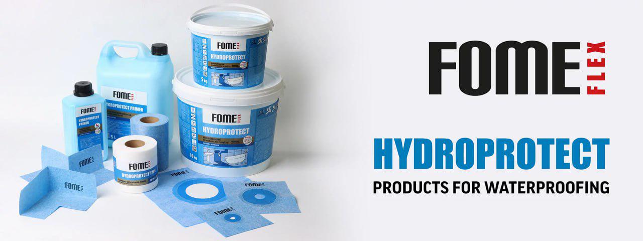 Гидроизоляция мембрана с волокнами для ванн Fome Flex HYDROPROTECT 5 кг (01-4-2-068) - фото 3