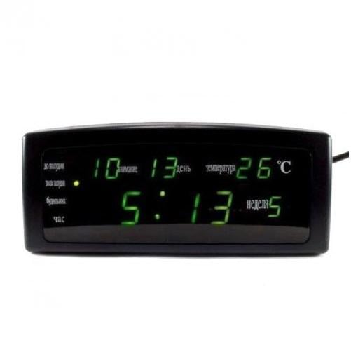 Часы настольные CX 868 с зеленой подсветкой (1228101116)