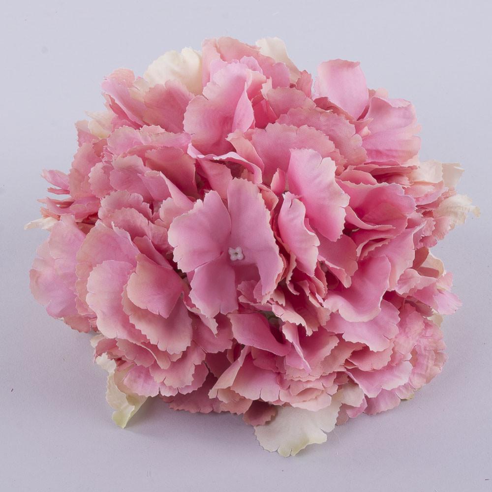 Цветок искусственный Головка гортензии гигант Розовый (P55P30)