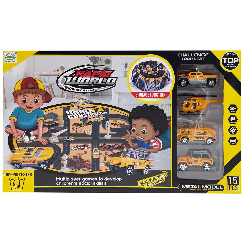 Іграшковий набір under construction 6688 153b машинки збирається в мішок (RLT46906)