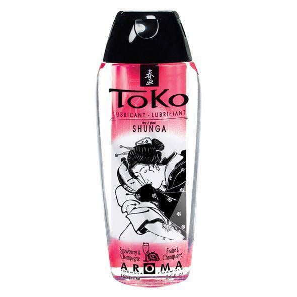 Лубрикант на водній основі Shunga Toko AROMA Sparkling Strawberry Wine не містить цукру 165 мл (BL2532)