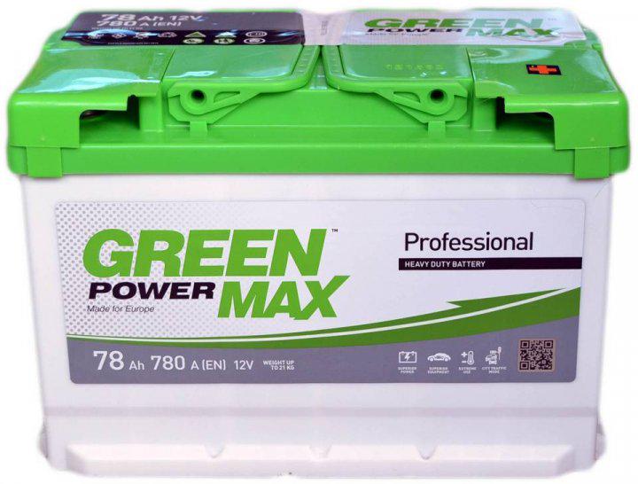 Акумулятор Green Power MAX 6СТ-78АЗ