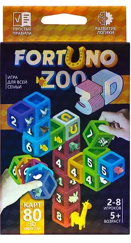 Настільна гра Danko Toys Фортуно Fortuno ZOO (G-F3D-02-01)