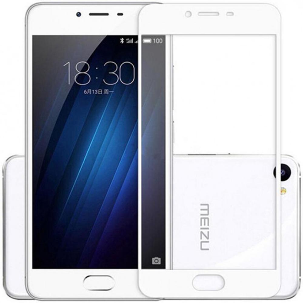 Захисне скло для MEIZU U20 0,3 мм 2.5D із Silk Screen покриттям Білий (42410-0616)