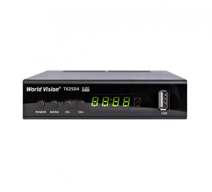 Тюнер Т2 DVB-T2/C World Vision T625D4 H.265 HEVC з підтримкою кабельного ТБ