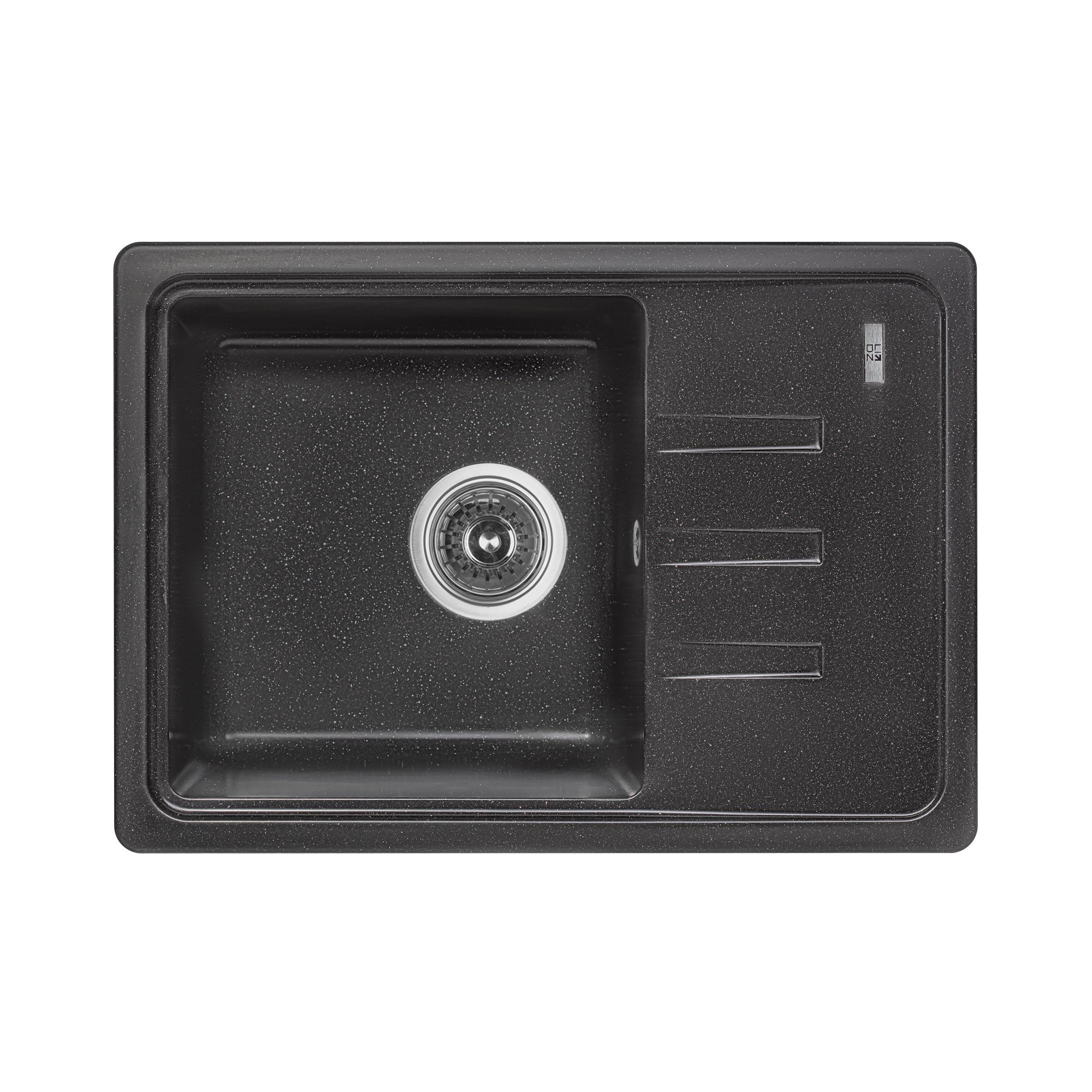 Мойка для кухни Lidz BLM-14 620x435/200 мм Черный (LIDZBLM14620435200)