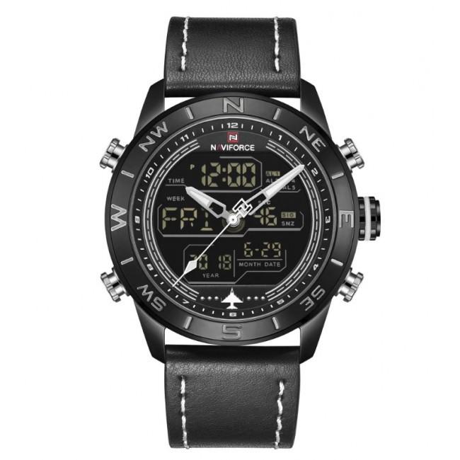 Мужские часы Naviforce 9144 Strike Black