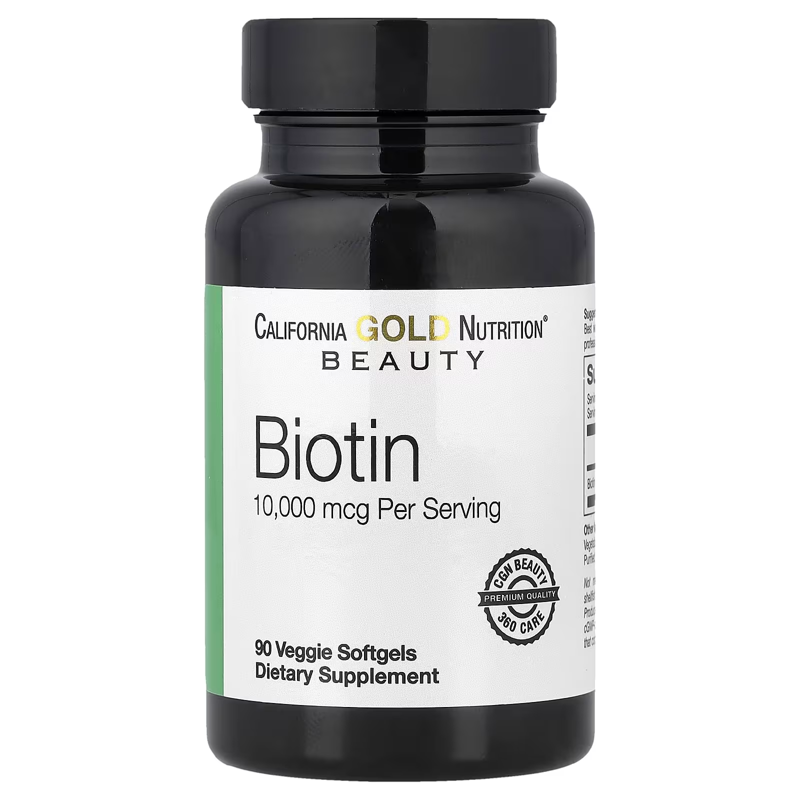 Биотин California Gold Nutrition 10000 мкг 90 вегетарианских капсул (CGN-01170)