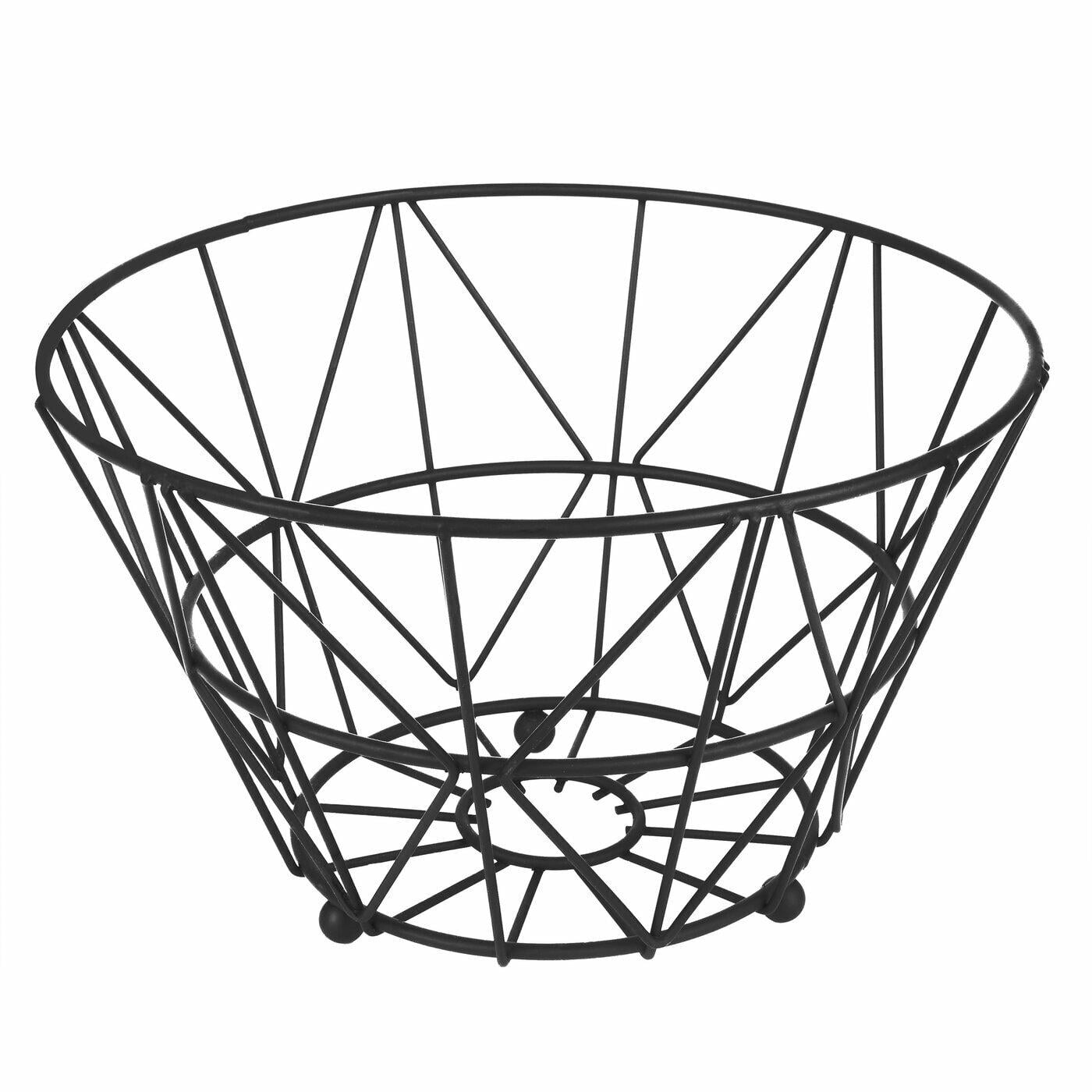 Кошик для фруктів Tadar Tulum 24х15 см Чорний