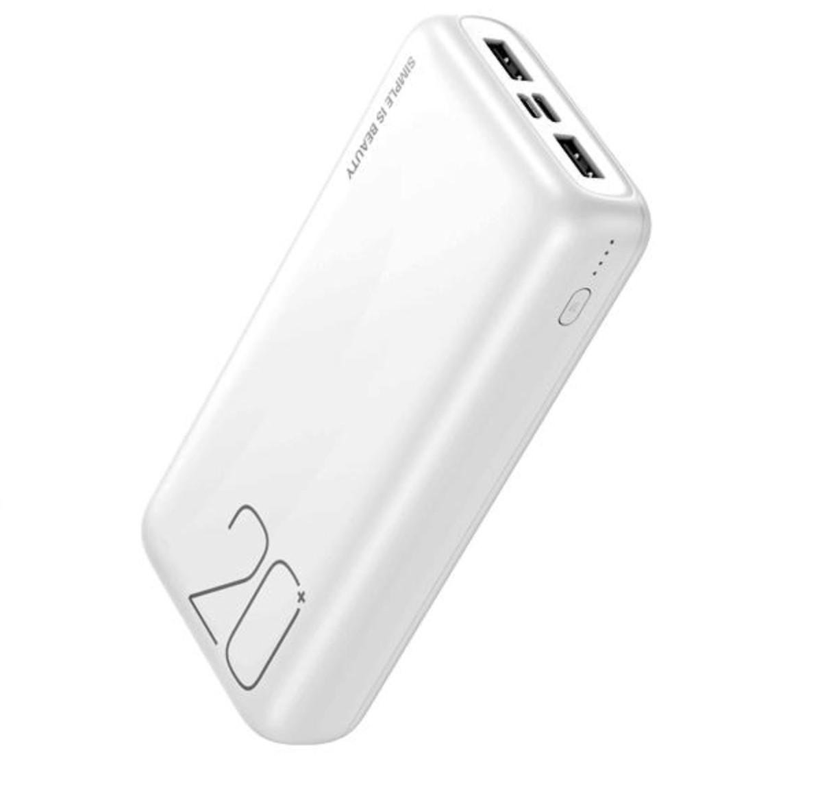 Повербанк XO PR183 Light Display 20000 mAh White (364207444)