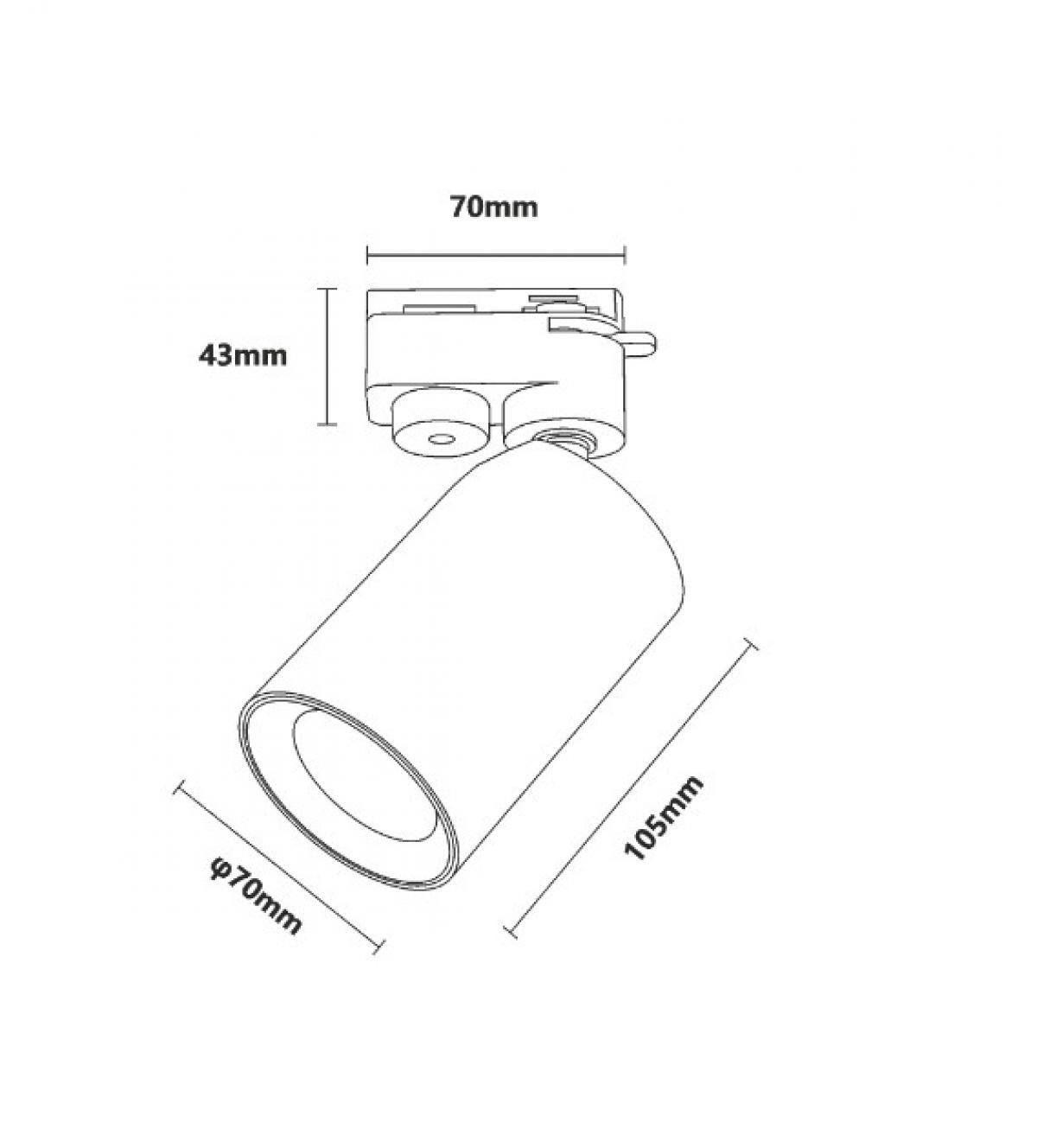 Трековый светильник TORE TRACK (TLS003-BK) - фото 2 Трековый светильник TORE TRACK (TLS003-BK) - фото 2