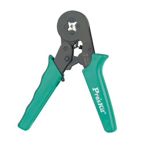 Кримпер для обтиску кабелів Pro'sKit CP-462G та втулкових наконечників Зелений (32163314)