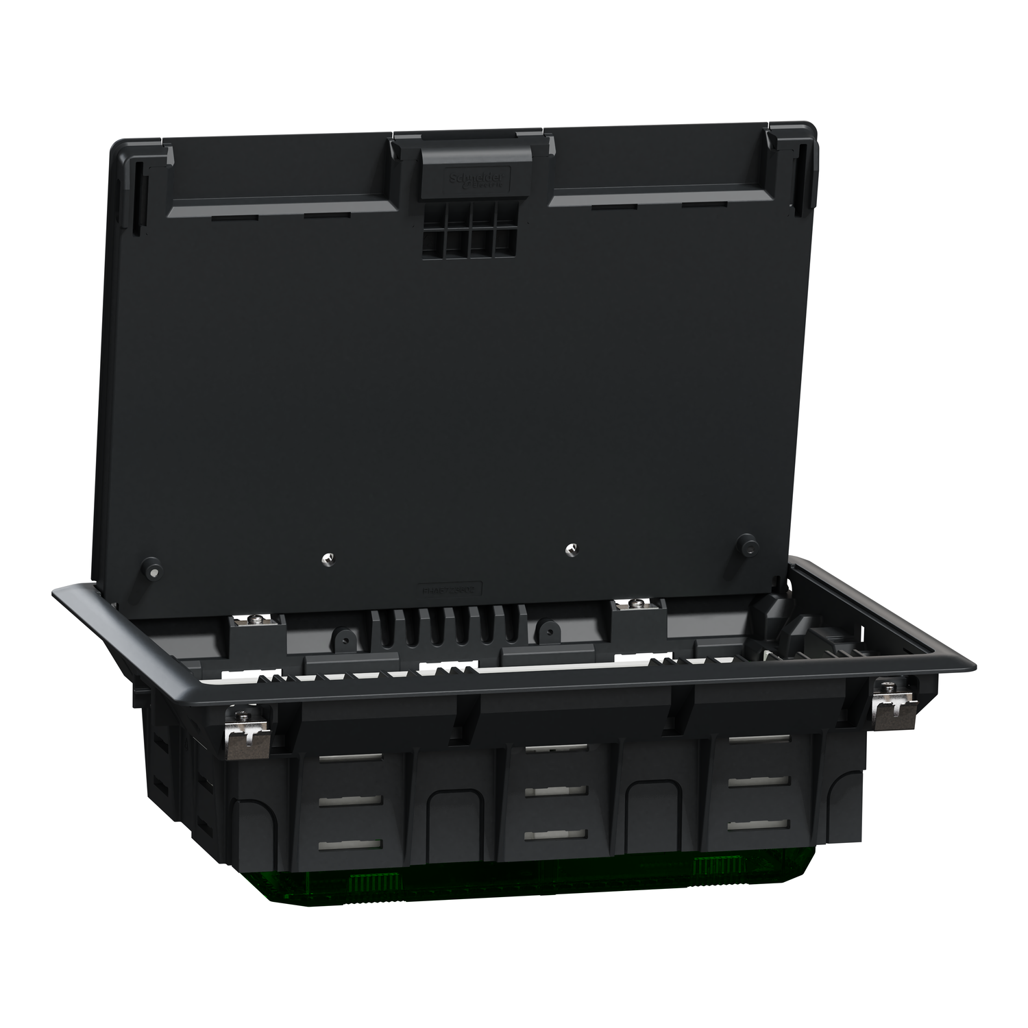 Лючок напольный Schneider Electric Unica 8 модулей 200x70x275 мм пластик (INS52124)