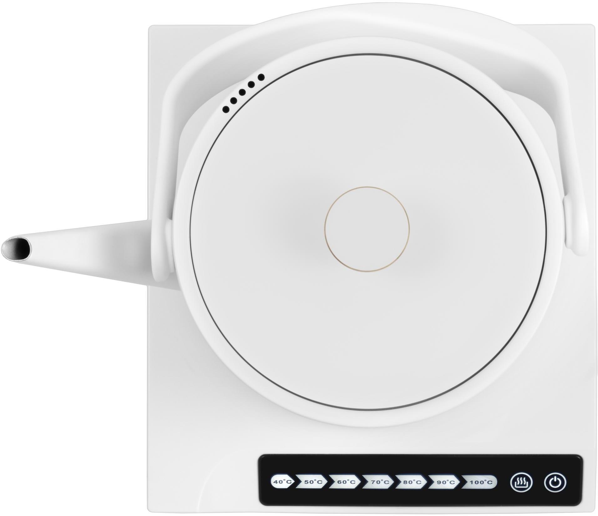 Электрочайник Catler BM500CHARLOTTA нержавейка 1200 Вт сенсорное управление 0,6 л Белый (627144) - фото 8