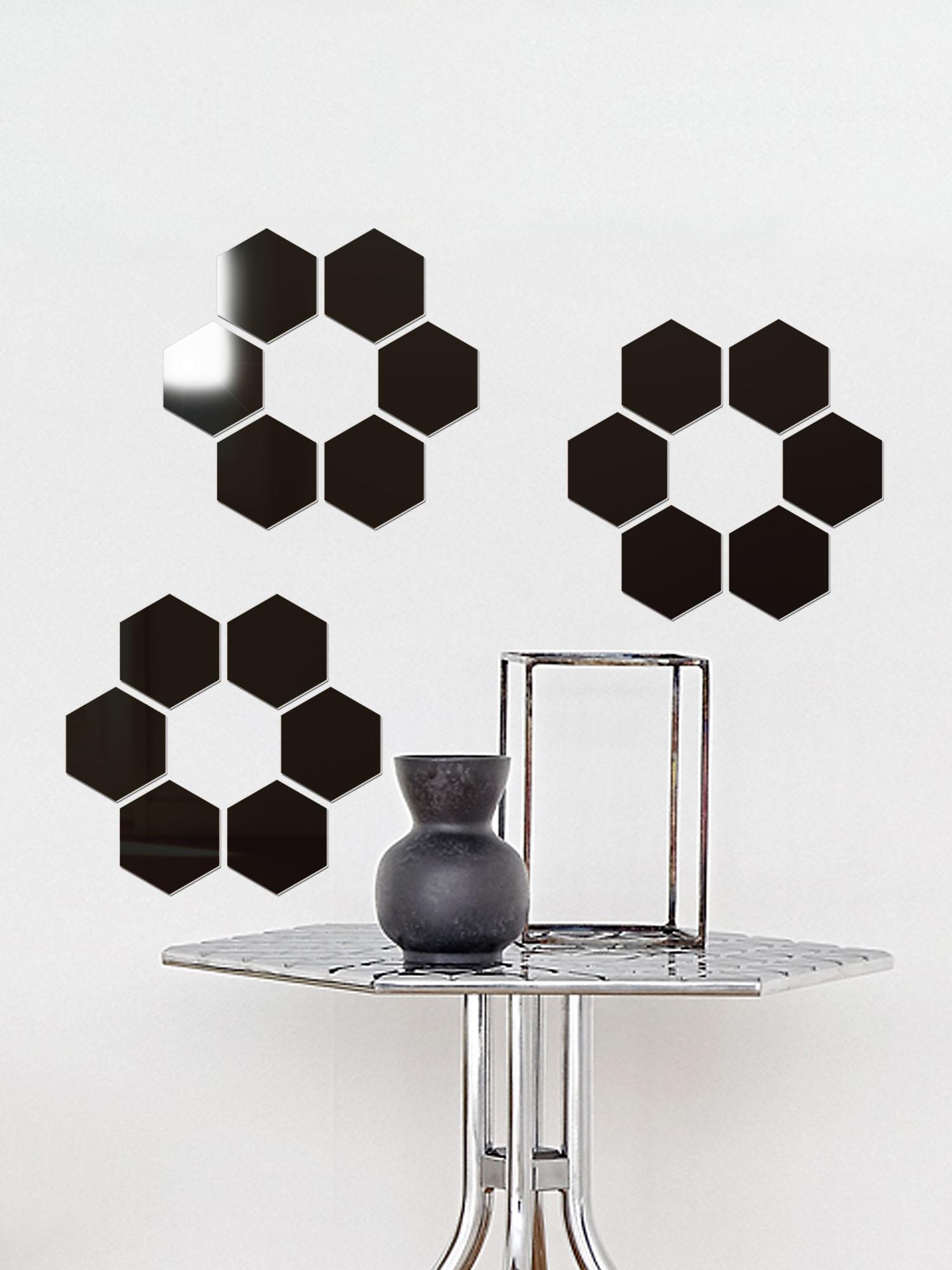 Наклейка интерьерная Соти-96 на стену 9,6х8,3 см 18 шт. Черный (21994100) Наклейка интерьерная Соти-96 на стену 9,6х8,3 см 18 шт. Черный (21994100)