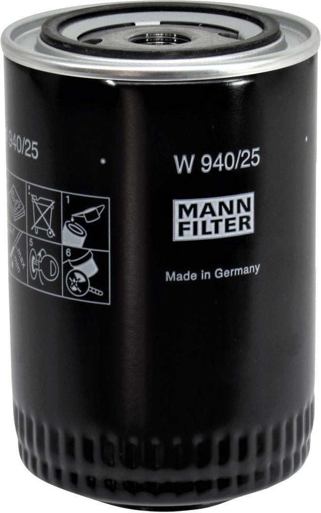 Фільтр масляний MANNVW Vento з 91-98 р.в. 1.9D 1.9SDI/1.9TD/1.9TDI W940/25