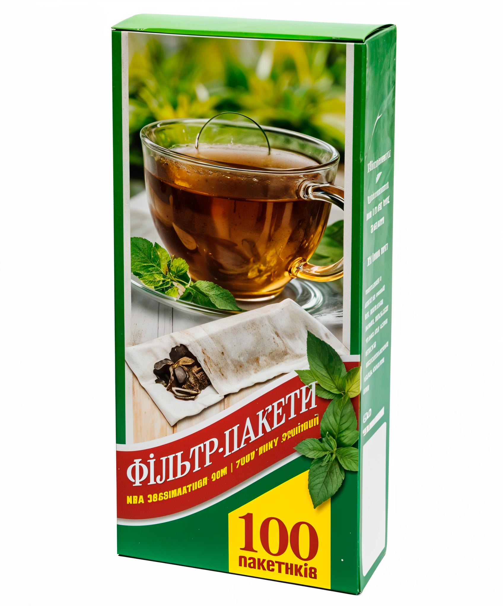 Фильтр пакеты одноразовые BRS Эко для заваривания чая и травяных смесей 85х180 мм (559216584)