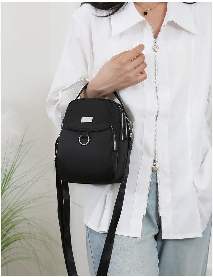 Жіноча сумка класична 10649 крос-боді Чорний (29471858) - фото 7