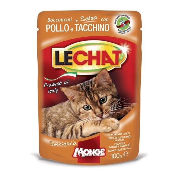 Корм для кошек влажный Monge LC Cat Wet Курица и индейка 100 г (000025534)