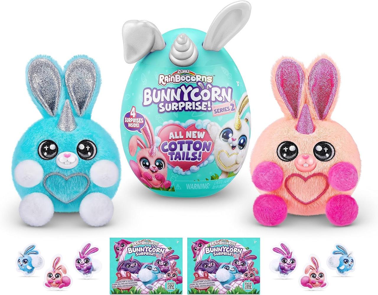 М'яка іграшка Rainbocorns Bunnycorn Surprise ZURU Rabbit Bunny Series 2 - фото 8