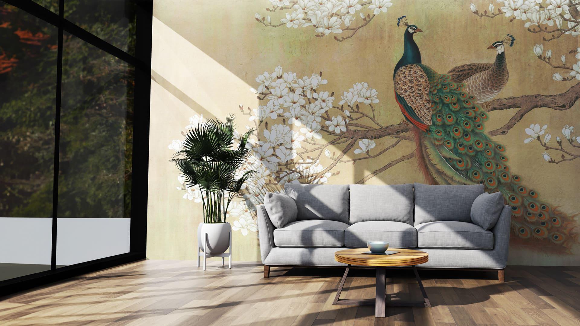 Фотообои флизелиновые Styleo Print-walls Цветущая грация 0696 300х250 см (Pw-0696/2)