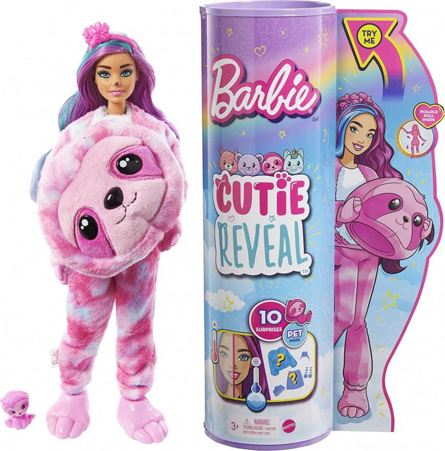 Кукла Barbie Cutie Reveal with Plush Costume Ленивец (2443117714)