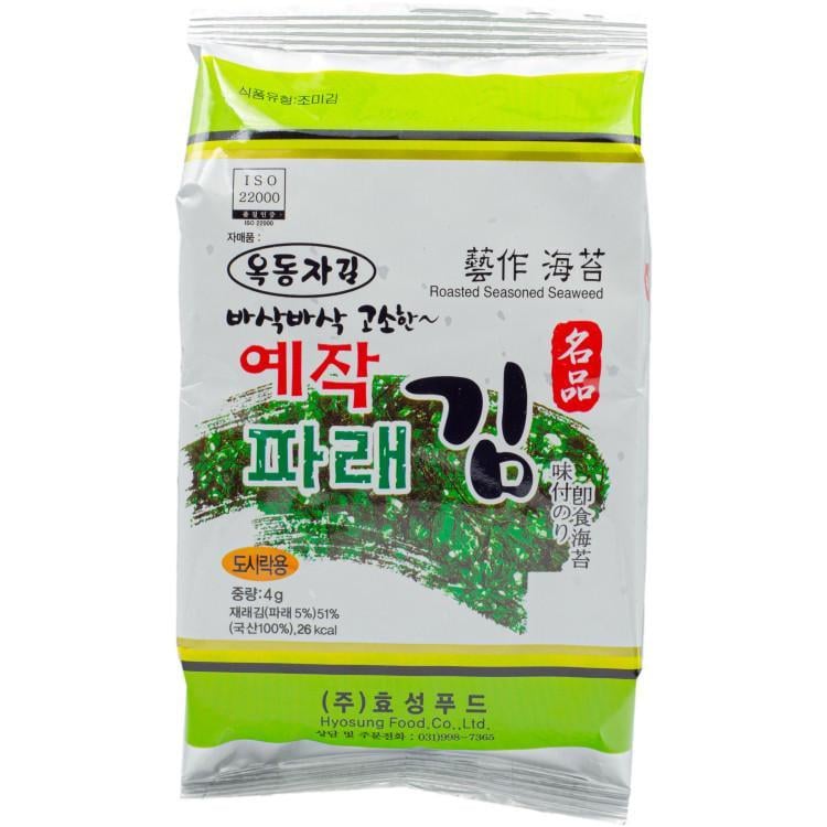 Чипси норі Hyosung Food Co Ye-Jak Green laver 4 г (2257049876)
