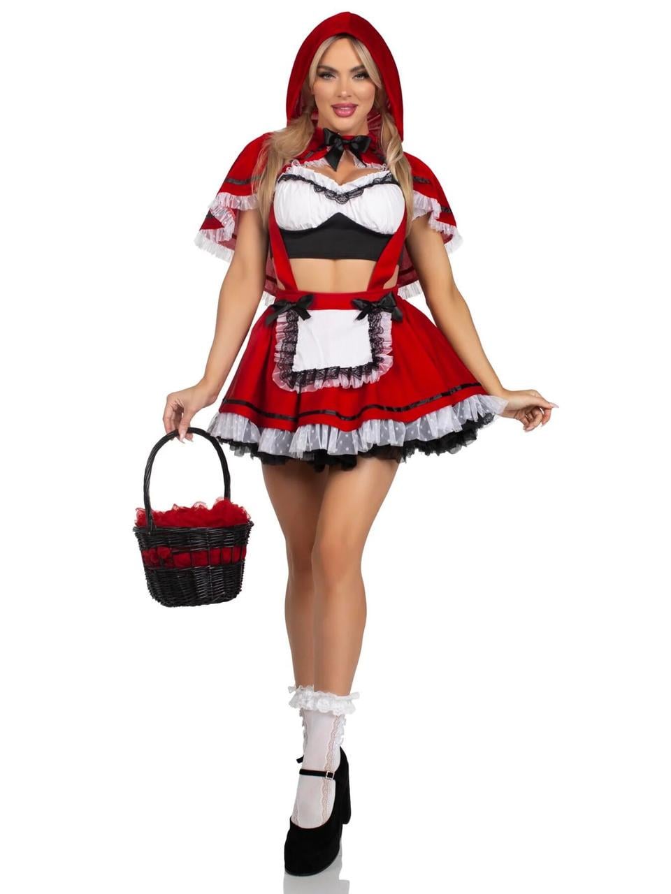 Карнавальный костюм Leg Avenue Красная Шапочка Flirty Miss Red Top and Skirt S (2773339423)