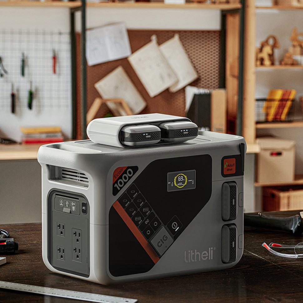 Зарядное устройство для аккумуляторных батарей для двух Power Bank U20 Litheli 65W White (U20CR00-0A000) - фото 3 Зарядное устройство для аккумуляторных батарей для двух Power Bank U20 Litheli 65W White (U20CR00-0A000) - фото 3