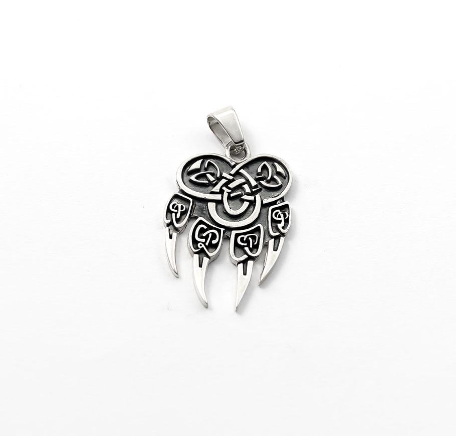 Кулон оберег Maxi Silver 7781 Печать волка (87781)