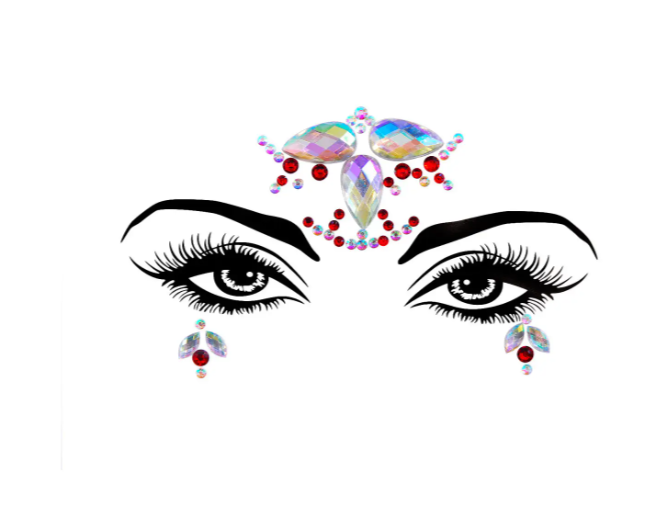 Наклейки із стразів One size Різнокольоровий (9088/25) Наклейки із стразів One size Різнокольоровий (9088/25)