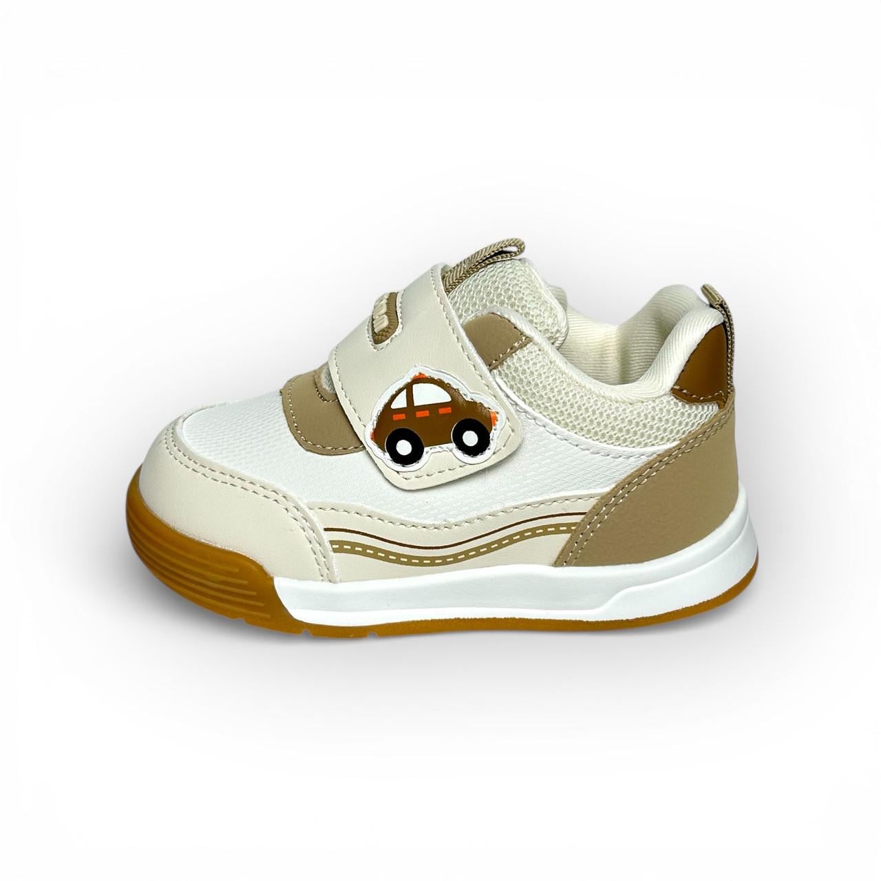 Кроссовки детские для мальчика ТОМ.М с супинатором на липучке р. 19-12,5 см Бежевый (32084616)