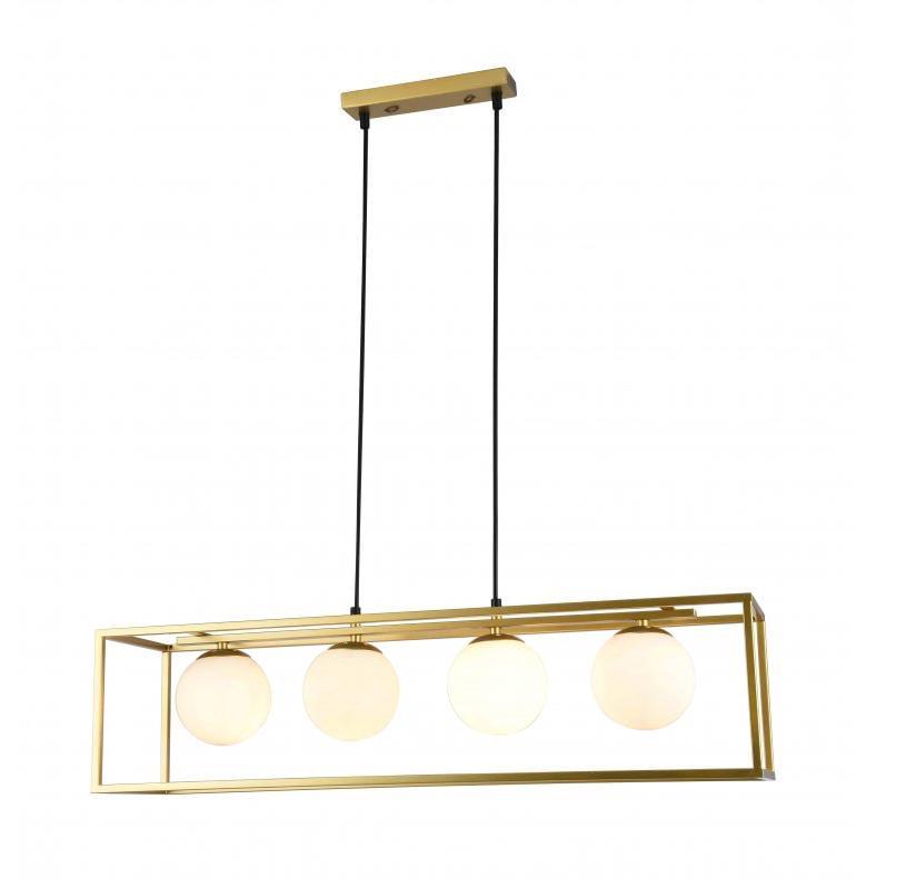 Світильник стельовий GTV AVELIN 3 3хE27 IP20 80х20х20 см потрійний Золотий (27551478)