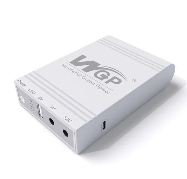 Источник бесперебойного питания для роутеров Mini UPS WGP 103 Powerbank 10400 mAh USB DC 9/12V (20352755) - фото 2