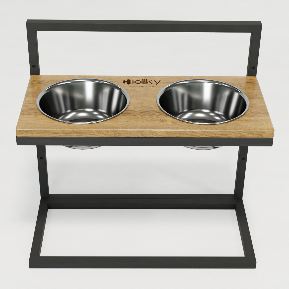 Миски на регулируемой подставке для больших собак Hollky Flex L 2х1,8 л (FL-502850-GRNT) - фото 4 Миски на регулируемой подставке для больших собак Hollky Flex L 2х1,8 л (FL-502850-GRNT) - фото 4