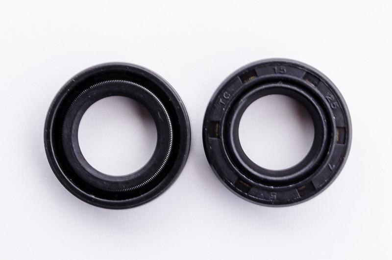 Сальники коленвала для бензопил MS 180/230/250 2 шт. Чорний (3761)