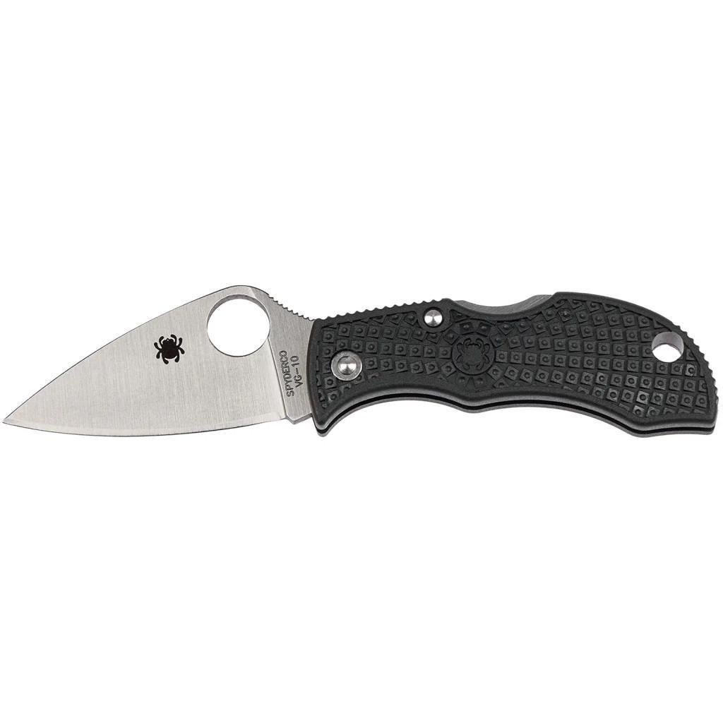 Ніж складаний мисливський Spyderco Manbug Lightweight Leaf Black (m410917)