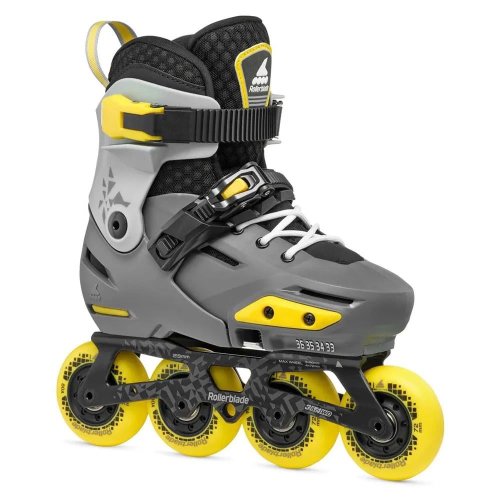 Ролики детские Rollerblade Apex 37/40 Серый/Желтый